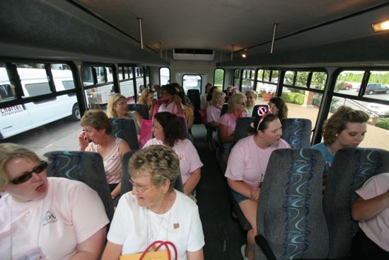 Phi Mus on Bus to Convention Mansion Tour Photograph, July 2006 (image)