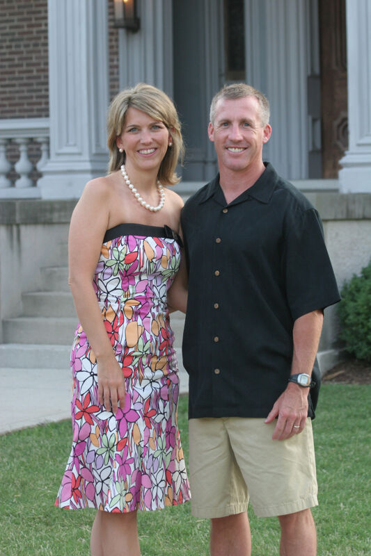 Melissa Walsh and Husband During Convention Mansion Tour Photograph, July 2006 (Image)