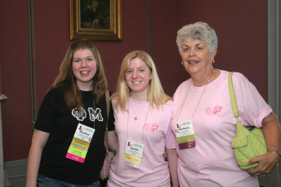 Kovacs, Hamen, and Keller on Convention Mansion Tour Photograph 1, July 2006 (image)