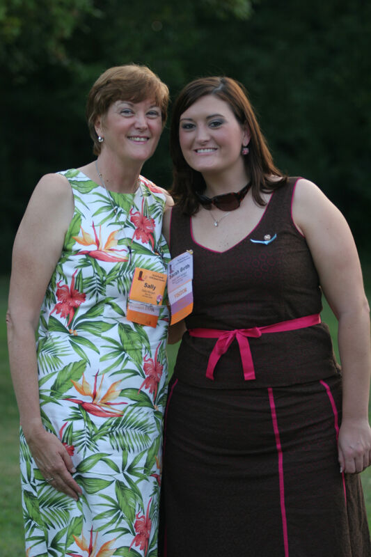 Sally and Sarah Beth Morgan During Convention Mansion Tour Photograph 2, July 2006 (Image)