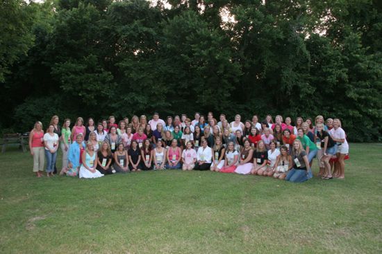 Collegiate Award Winners at Convention Outdoor Luncheon Photograph 8, July 2006 (image)