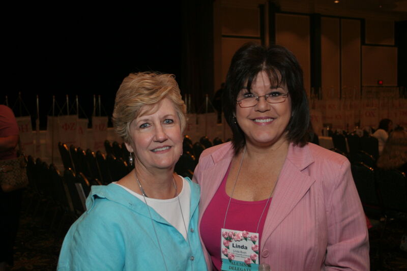July 2006 Sharon Staley and Linda Bush at Convention Photograph 2 Image