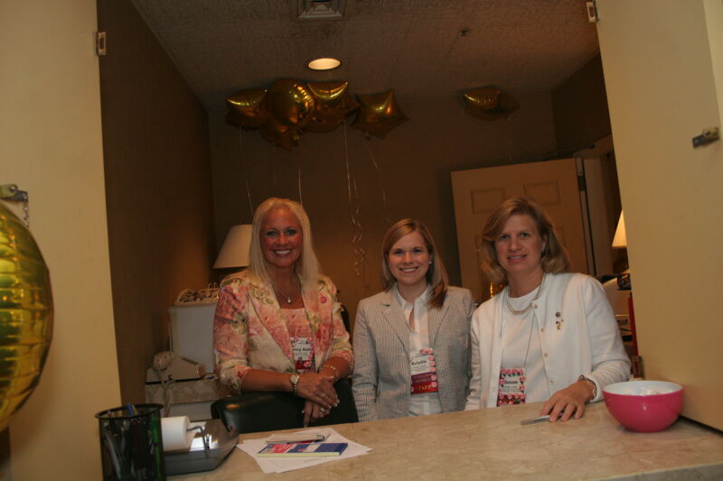 Unidentified, Jordan, and Logan at Hotel Suite at Convention Photograph 2, July 2006 (Image)