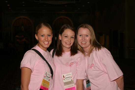 Kouns, Prevatte, and Unidentified at Convention Photograph, July 2006 (image)