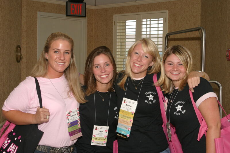 Fox, Ziehl, Walthall, and Unidentified at Convention Photograph, July 2006 (Image)