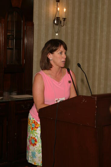 Beth Monnin Speaking at Convention Officer Luncheon Photograph 3, July 2006 (image)