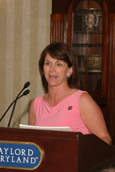 Beth Monnin Speaking at Convention Officer Luncheon Photograph 1, July 2006 (image)