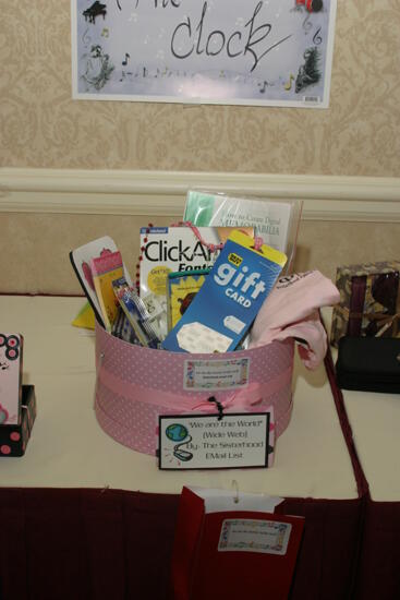 We Are the World Gift Basket at Convention Photograph 2, July 2006 (image)