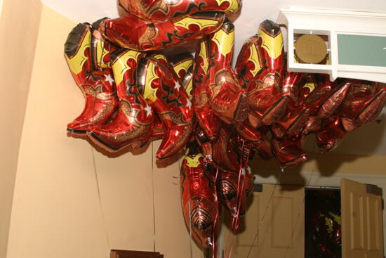 Cowboy Boot Balloons at Convention Photograph, July 2006 (image)