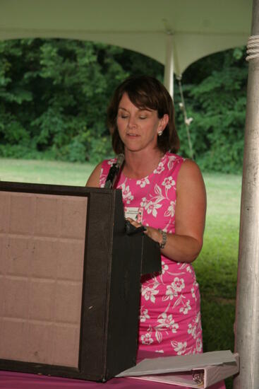 Beth Monnin Speaking at Convention Outdoor Luncheon Photograph 3, July 2006 (image)