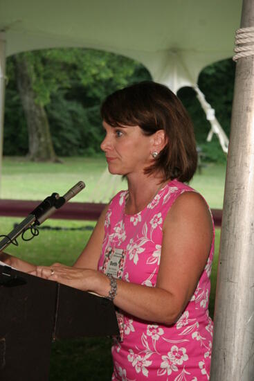 Beth Monnin Speaking at Convention Outdoor Luncheon Photograph 5, July 2006 (image)