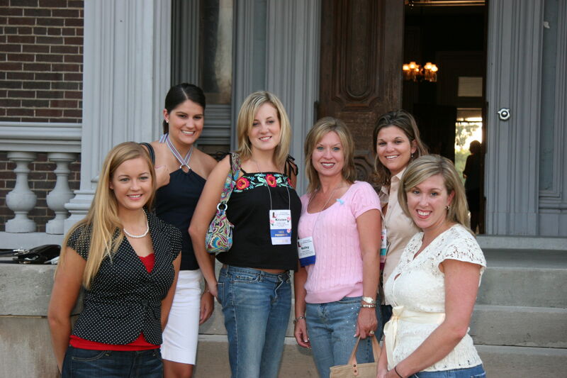 Six Phi Mus Outside Mansion During Convention Photograph 2, July 2006 (Image)