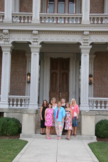 National Council Outside Mansion During Convention Photograph 2, July 2006 (image)