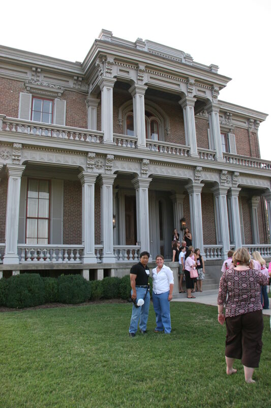 Phi Mus Outside Mansion During Convention Photograph, July 2006 (Image)