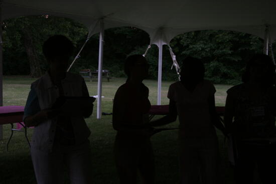 Choir Singing at Convention Outdoor Luncheon Photograph 11, July 2006 (image)