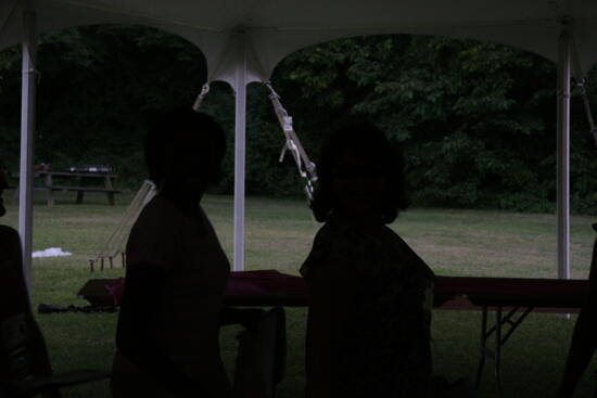 Choir Singing at Convention Outdoor Luncheon Photograph 8, July 2006 (image)