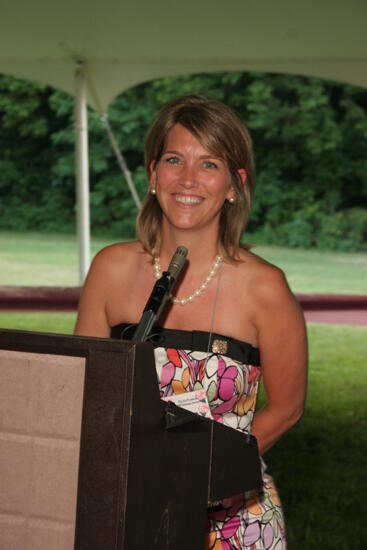 Melissa Walsh Speaking at Convention Outdoor Luncheon Photograph 4, July 2006 (image)