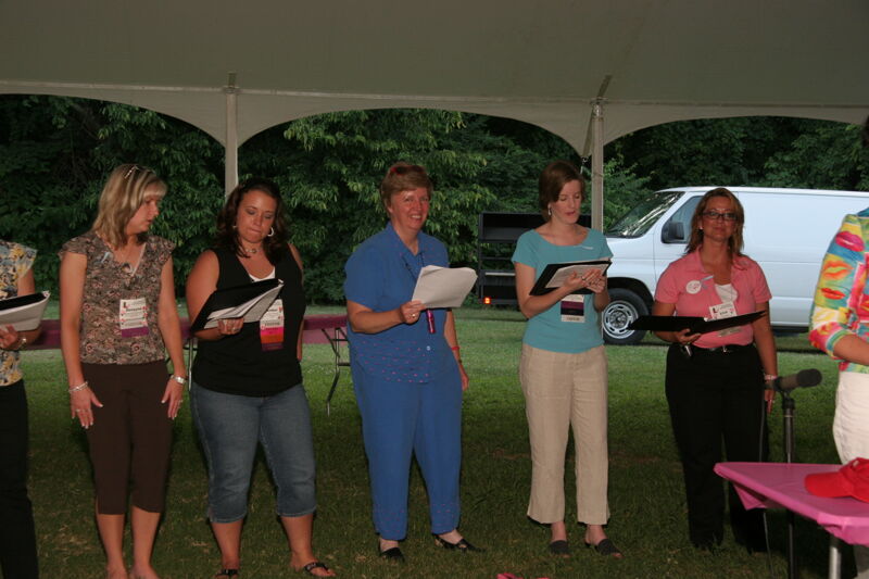 July 2006 Choir Singing at Convention Outdoor Luncheon Photograph 6 Image