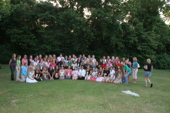 Collegiate Award Winners at Convention Outdoor Luncheon Photograph 2, July 2006 (image)