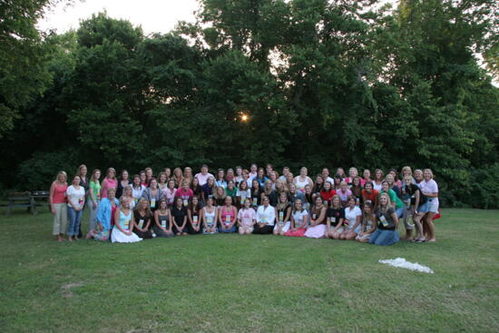 Collegiate Award Winners at Convention Outdoor Luncheon Photograph 5, July 2006 (image)