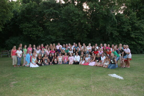 Collegiate Award Winners at Convention Outdoor Luncheon Photograph 7, July 2006 (image)