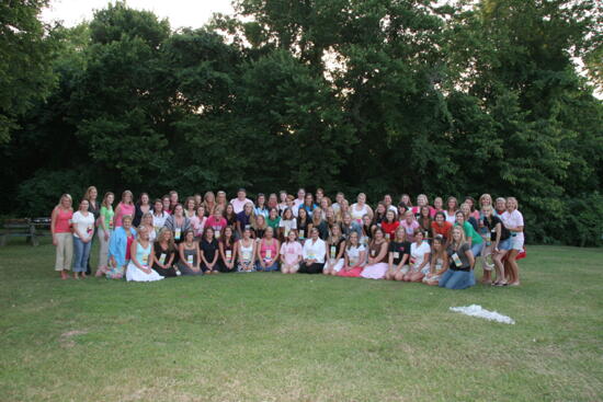 Collegiate Award Winners at Convention Outdoor Luncheon Photograph 6, July 2006 (image)