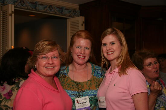 Noone, Hyer, and Stevens at Convention Officer Reception Photograph, July 2006 (image)