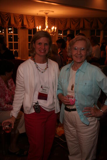 Susan Logan and Annadell Lamb at Convention Officer Reception Photograph, July 2006 (image)