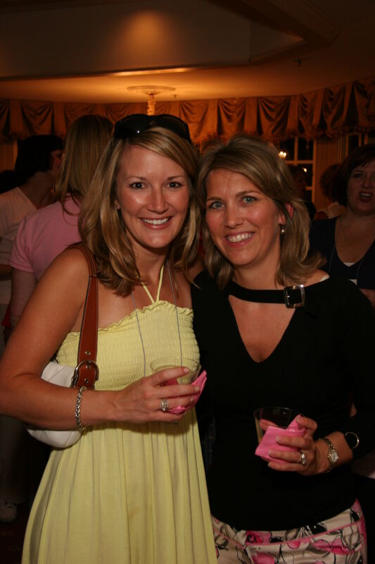July 2006 Kelly Thorne and Melissa Walsh at Convention Officer Reception Photograph Image