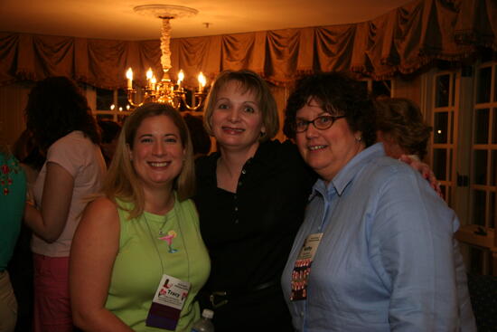 Armstrong, Fanning, and Davis at Convention Officer Reception Photograph, July 2006 (image)