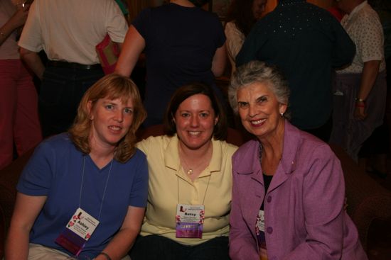 Stewart, Sameso, and Sackinger at Convention Officer Reception Photograph, July 2006 (image)