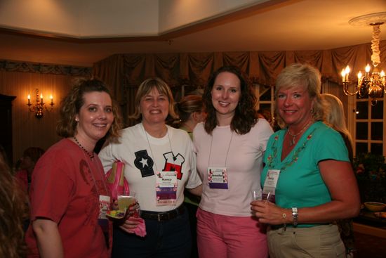 Forscher, Zoller, Thomas, and McKenzie at Convention Officer Reception Photograph, July 2006 (image)