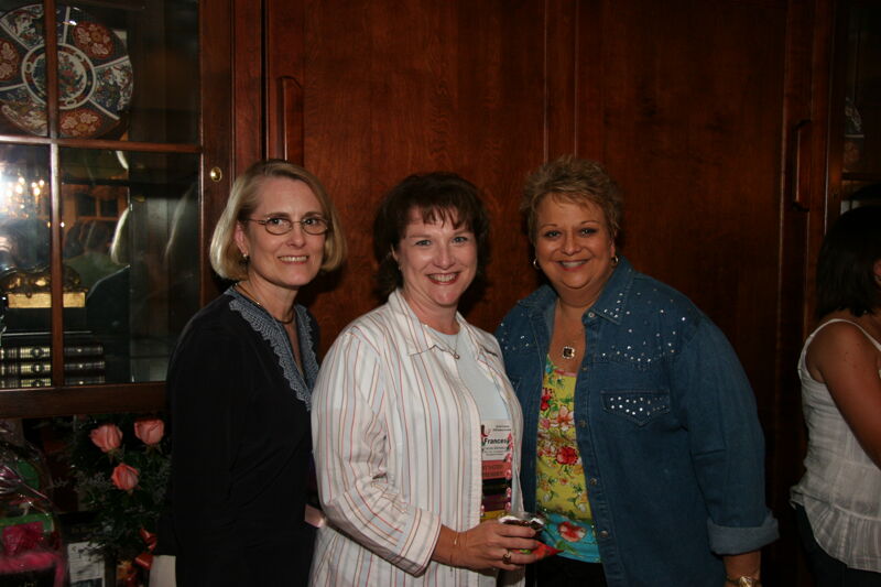 Stallard, Mitchelson, and Williams at Convention Officer Reception Photograph, July 2006 (Image)