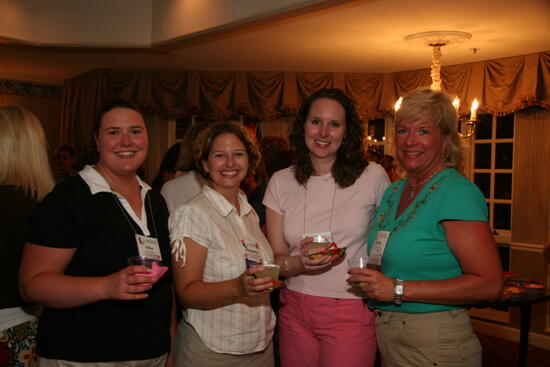 Meyer, Kovreg-Sherman, Thomas, and McKenzie at Convention Officer Reception Photograph, July 2006 (image)