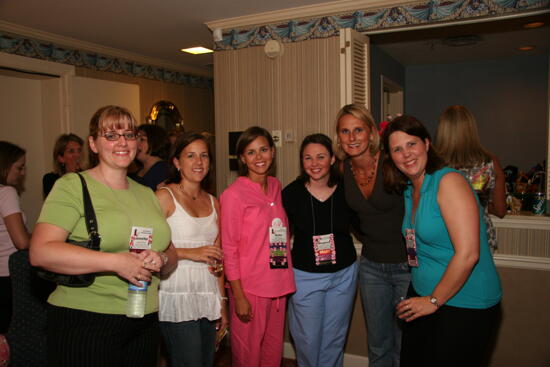 Group of Six at Convention Officer Reception Photograph, July 2006 (image)