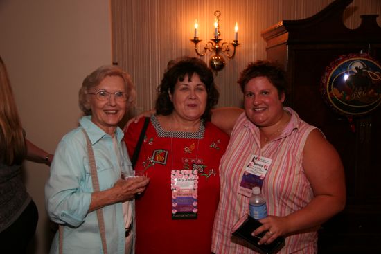 Lamb, Johnson, and School at Convention Officer Reception Photograph, July 2006 (image)