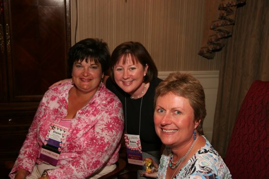 Maloy, Benoit, and Johnson at Convention Officer Reception Photograph, July 2006 (image)