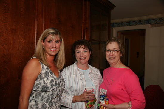 Kash, Mitchelson, and Unidentified at Convention Officer Reception Photograph, July 2006 (image)