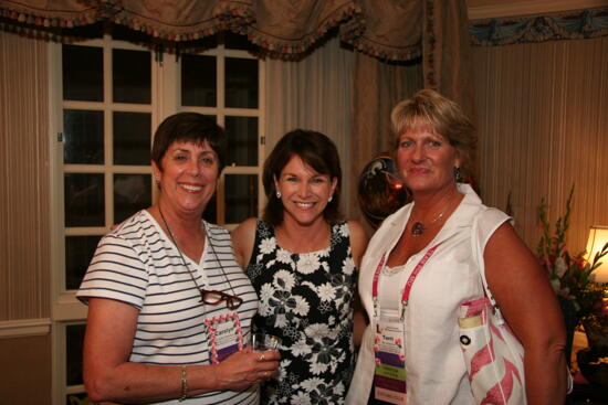 Brunson, Monnin, and Anderson at Convention Officer Reception Photograph, July 2006 (image)