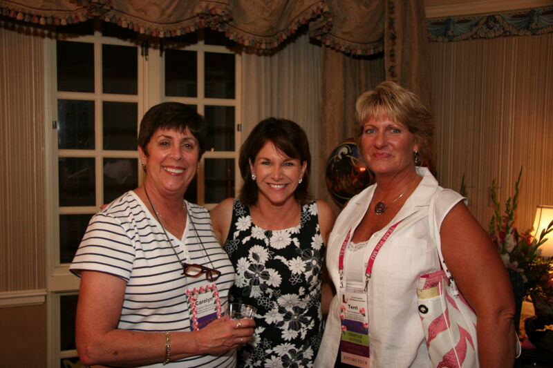 Brunson, Monnin, and Anderson at Convention Officer Reception Photograph, July 2006 (Image)