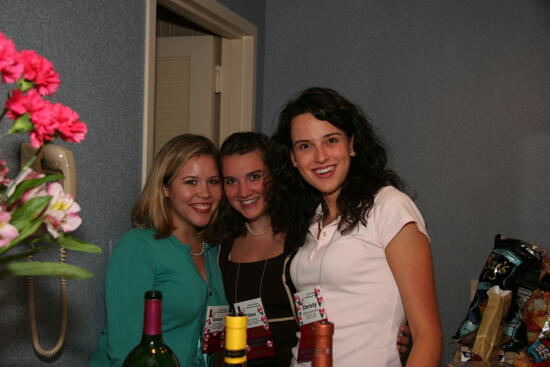 White, Fryman, and Satterfield at Convention Officer Reception Photograph, July 2006 (image)