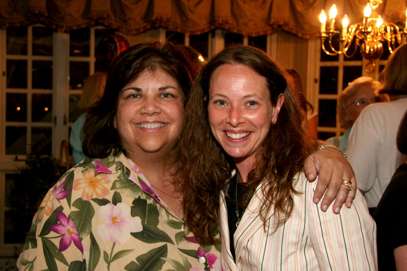 July 2006 Margo Grace and Lisa Williams at Convention Officer Reception Photograph Image