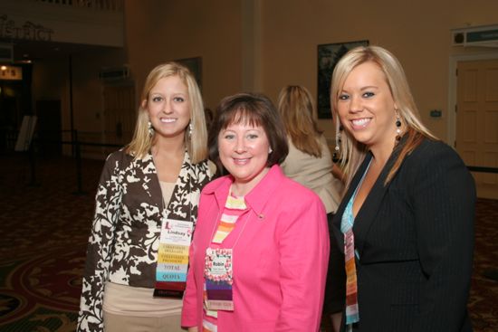 Holt, Benoit, and Unidentified at Convention Photograph, July 2006 (image)