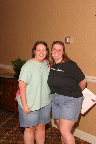 Two Unidentified Phi Mus at Convention Registration Photograph 4, July 2006 (image)