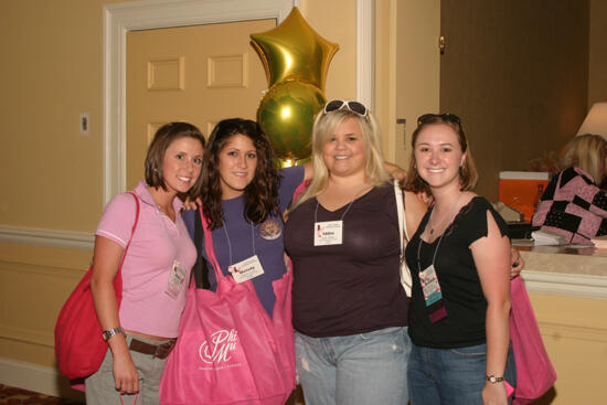 Prince, Cornutt, Caffman, and Unidentified at Convention Registration Photograph, July 2006 (image)