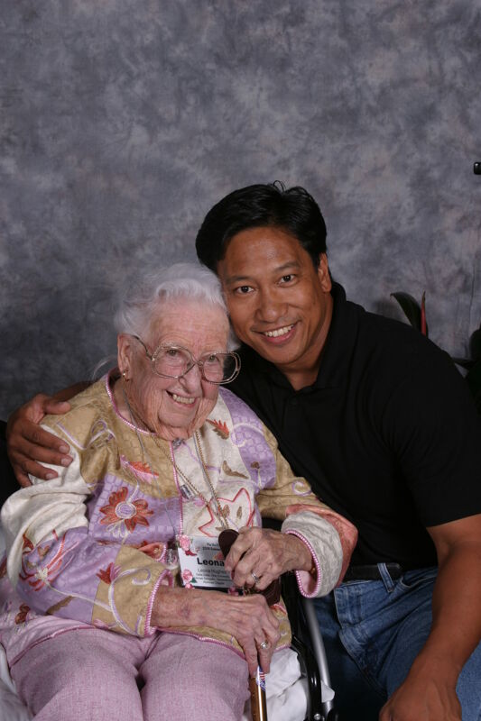 July 2006 Leona Hughes and Victor Carreon Convention Portrait Photograph Image