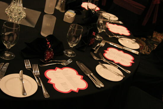 Convention Carnation Banquet Table Setting Photograph 1, July 15, 2006 (image)