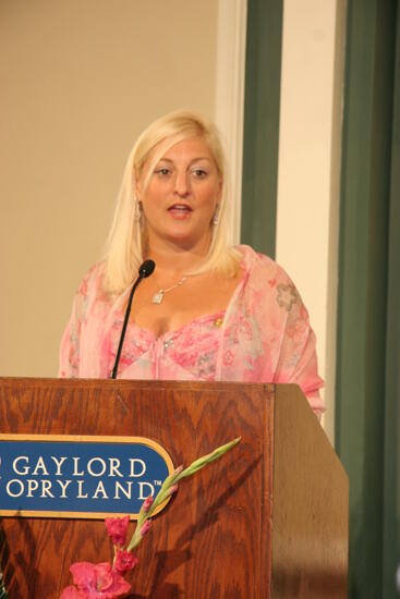 Kris Bridges Speaking at Convention Carnation Banquet Photograph 2, July 15, 2006 (image)