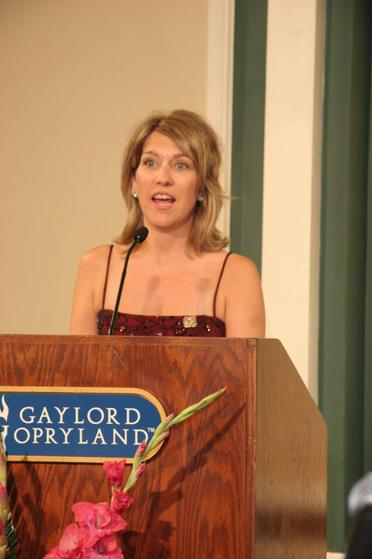 Melissa Walsh Speaking at Convention Carnation Banquet Photograph 2, July 15, 2006 (Image)