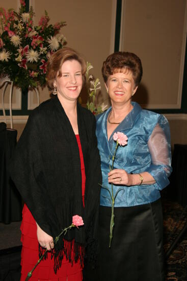 Unidentified Mother and Daughter at Convention Carnation Banquet Photograph 4, July 15, 2006 (image)